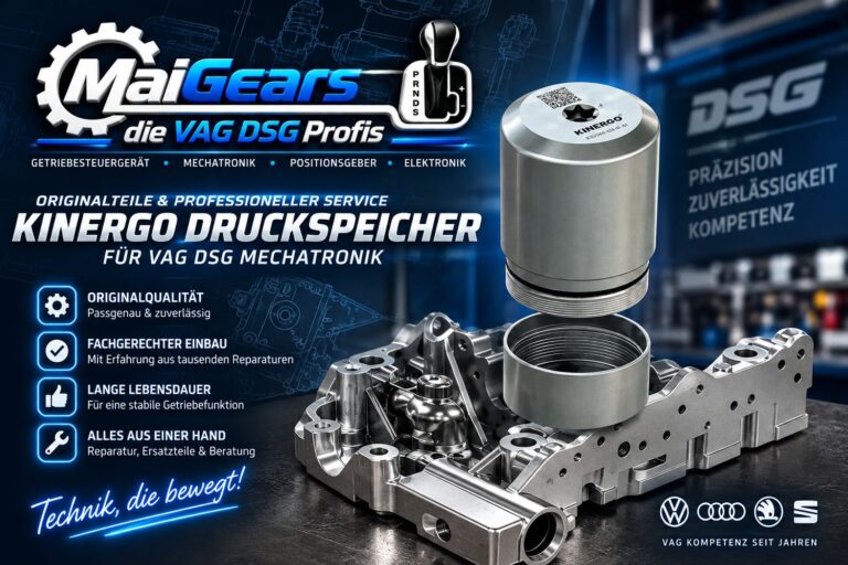 Kinergo Druckspeicher-Reparatursatz für eine passende DQ200-Mechatronik