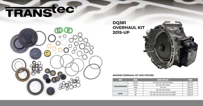 Transtec 49141530 Dichtsatz für DSG DQ381 / 0GC – ohne Kolben